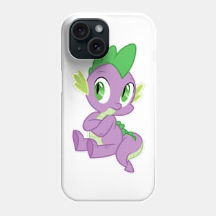 Spike sitting arms crossed Phone Case