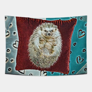 Hedgehog sweet art  trend Tapestry