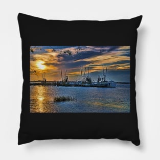 Shrimp Boats Pillow