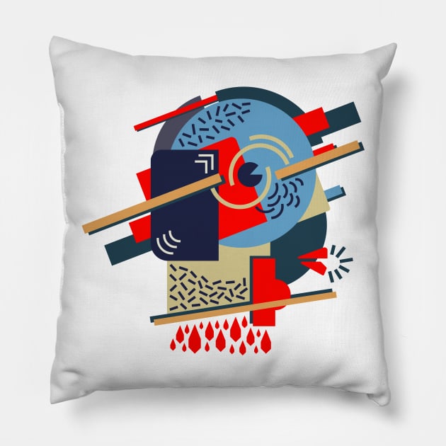 Constructivism Exquisite Pillow by franjos50