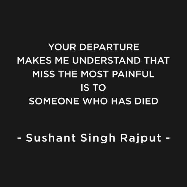 t shirt sushant singh rajput