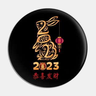 Happy Chinese New Year 2023 Year Of The Rabbit Pin