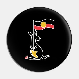 Australian Aboriginal Flag Pin