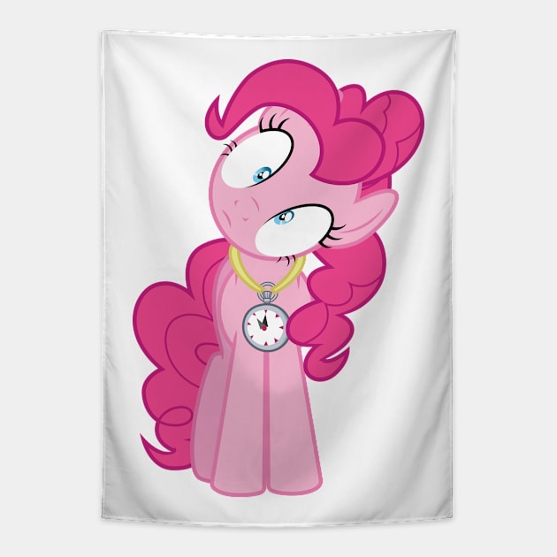 Pinkie Pie tick tock Tapestry by CloudyGlow