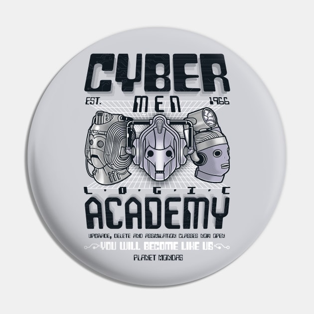 Cybermen Academy Pin by Arinesart