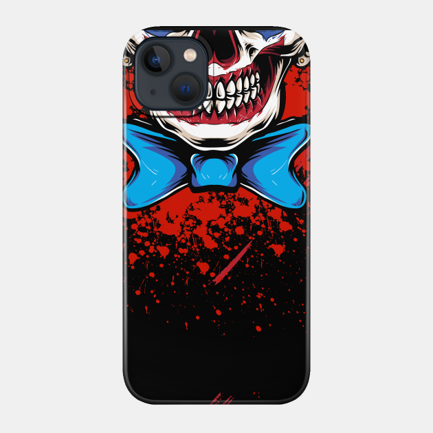 Skull Clown Face Mask - Skull Clown Face Mask - Phone Case