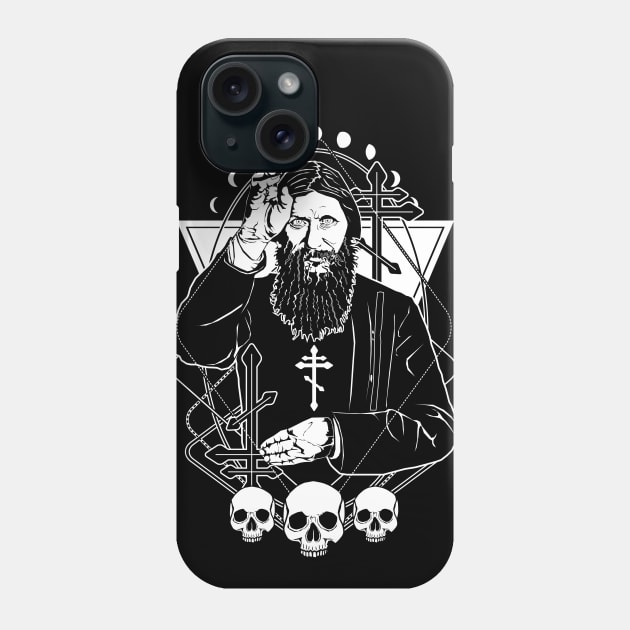 Grigori Yefimovich Rasputin - the Russian mystic Phone Case by Von Kowen