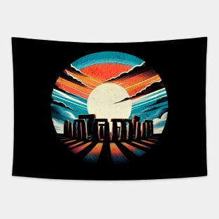 Stonehenge Monument Circle Design Tapestry