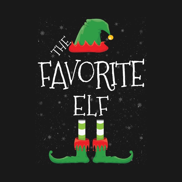 FAVORITE Elf Family Matching Christmas Group Funny Gift by tabaojohnny