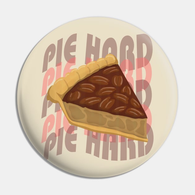 Happy Thanksgiving Day Cute Pie Lover Design Pin by PeekABooByAksh