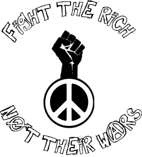 Fight the Rich, Not Their Wars Magnet