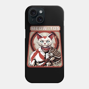 Meow tos feline god of war Phone Case