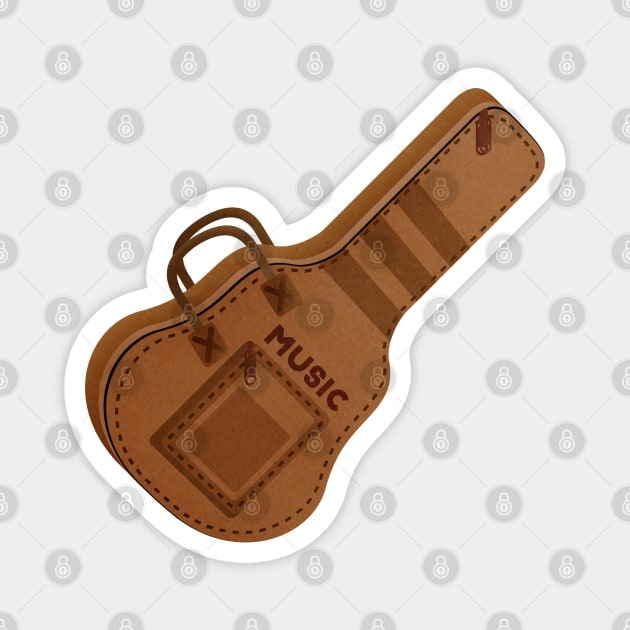 Guitar bag Magnet by CleanRain3675