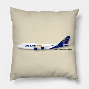 Atlas Airlines Boeing 747 400 Pillow