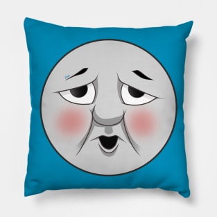 Thomas exhausted face Pillow