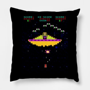 Mod.1 Arcade Phoenix Space Invader Video Game Pillow