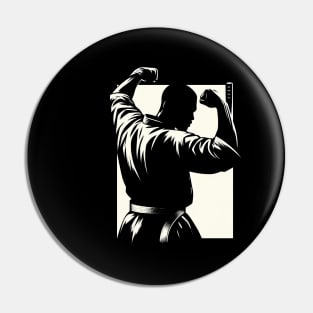 Karate Pose Pin