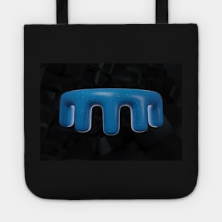 Blue Mustache Tote