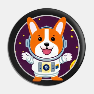 Space Corgi Pin