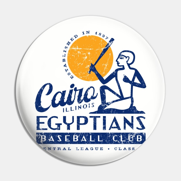 Cairo Egyptians Baseball Pin by MindsparkCreative