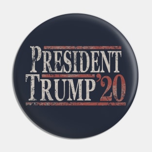 Distressed President Trump 2020 Pin