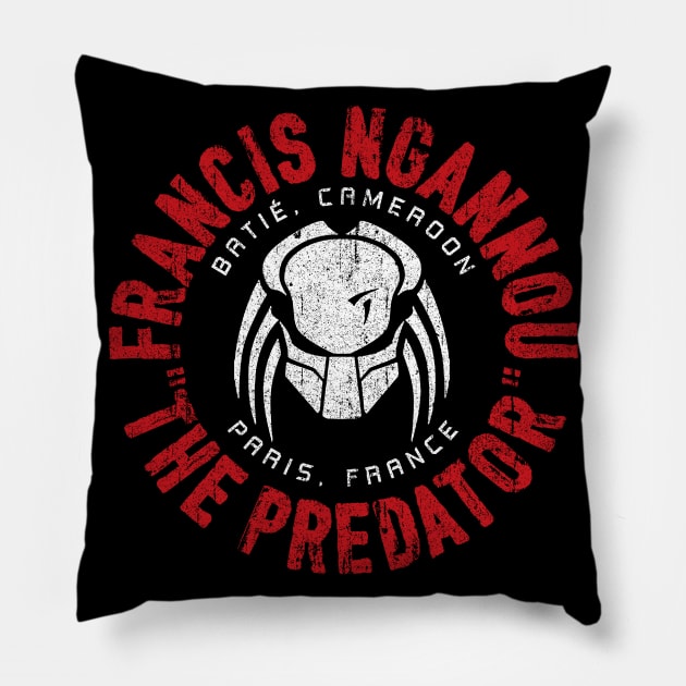 Francis Ngannou Pillow by huckblade