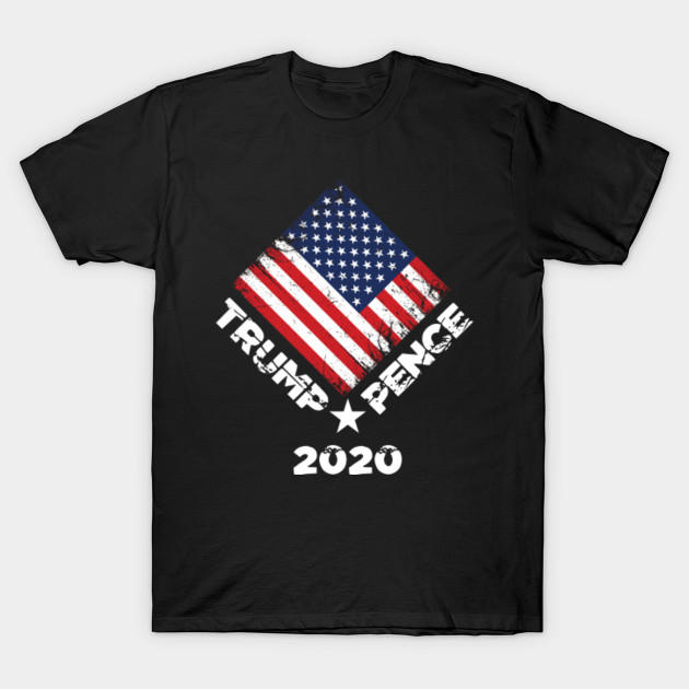 Reelect President Trump Pence 2020 American Flag Usa Winning Product Qanon T Shirt Teepublic