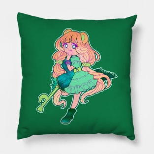 Scottish magical bear girl Pillow