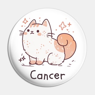 Cancer Cat Pin