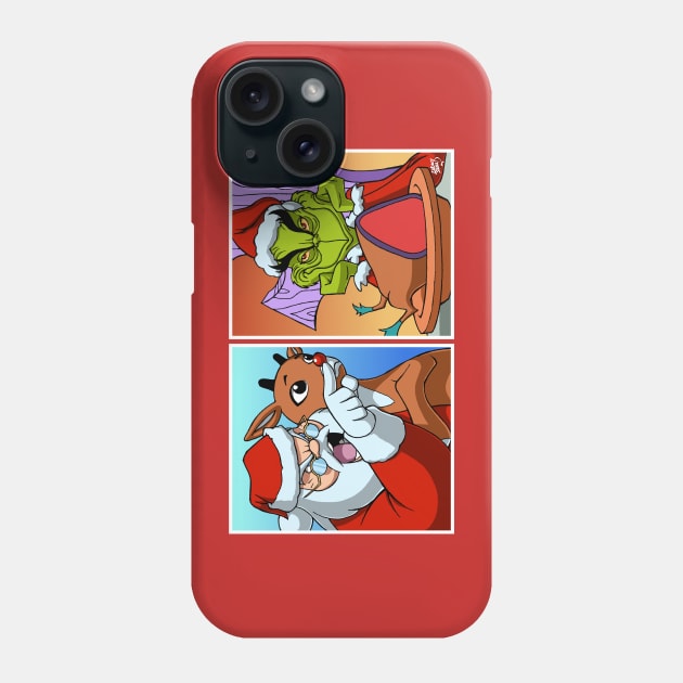 Yelling Santa Meme Phone Case by artoflucas