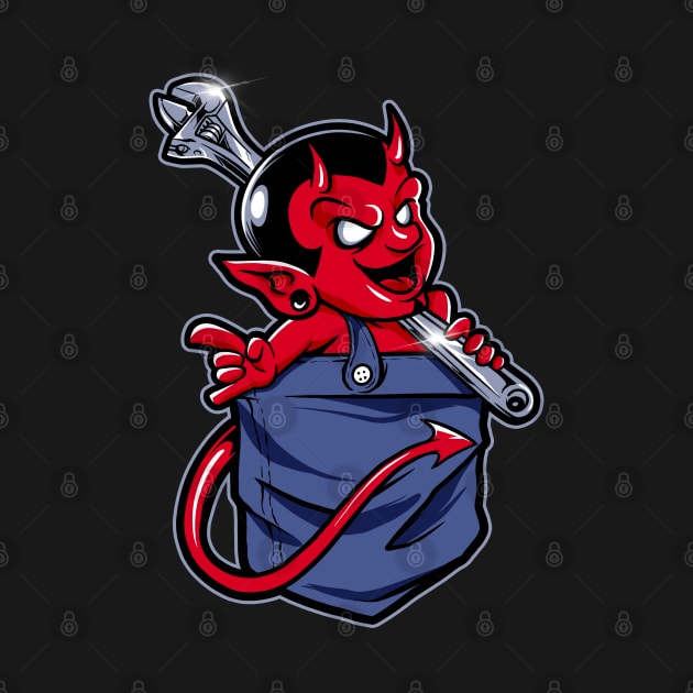 devil on pocket by spoilerinc