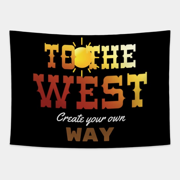 To The West Tapestry by in Image