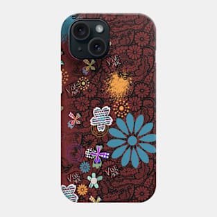 Colorful mix flowers Phone Case
