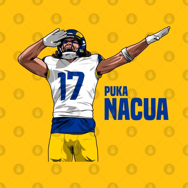 Puka Nacua by origin illustrations