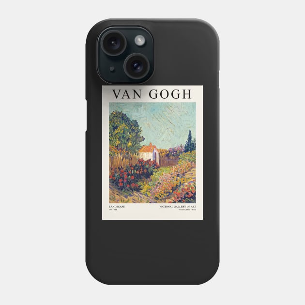 Vincent van Gogh Landscape (1925–1928) Exhibition Phone Case by VanillaArt