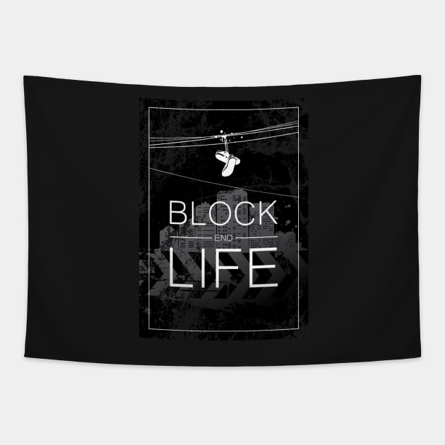 Block End Life Tapestry by Hoyda