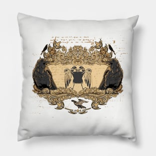 Ode to the Crow - Griffin Vintage T-Shirt Pillow