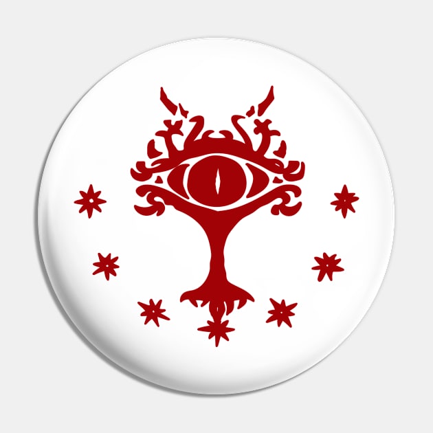 Eye of Sauron Square Icon Sticker