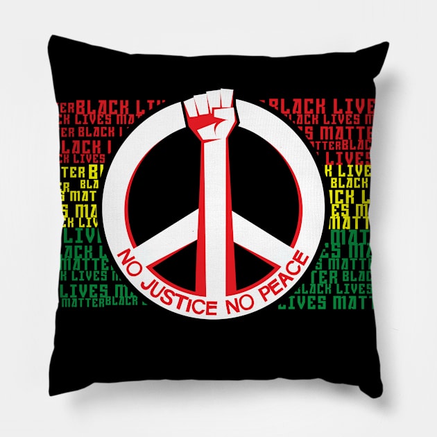 No Justice no Peace Pillow by opippi