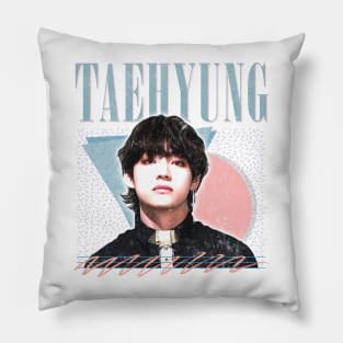 Taehyung / V - Retro Style Fan Artwork Pillow