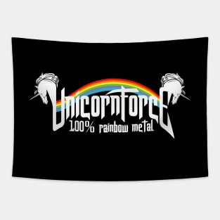 UnicornForce 100% Rainbow Metal Tapestry