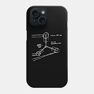 Flux Capacitor Drawing Phone Case