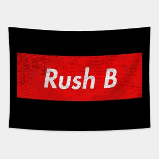 Rush B Red Tapestry