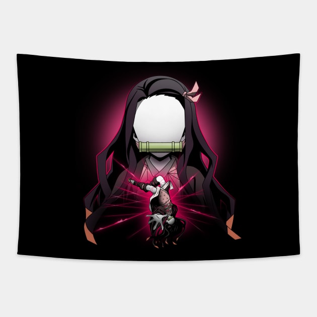 Nezuko Demon Tapestry by PanosStamo