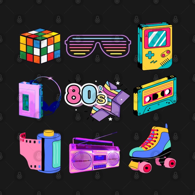 80's Retro Fashion Throwback Culture by mansoury