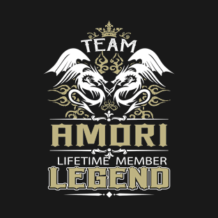 Amori Name T Shirt -  Team Amori Lifetime Member Legend Name Gift Item Tee T-Shirt