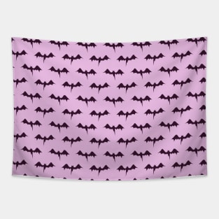 Bats Pastel Purple Pattern Tapestry