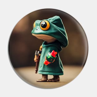 Frog Toy Pin