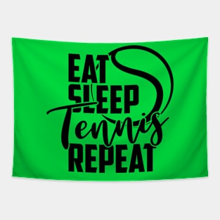 eat, sleep, tennis, repeat Tapestry