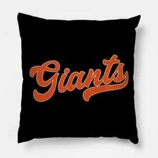 Giants Embroided Pillow